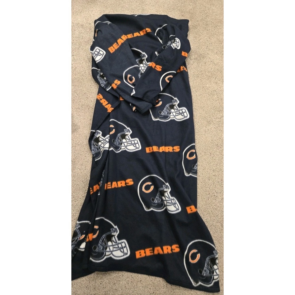 Chicago Bears NFL Wearable Fleece Blanket w Sleeves Northwest One Size Throw